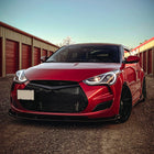 2012-2017 Hyundai Veloster LED Bar Projector Headlight w/ Sequential Turn Signal Lights (Matte Black Housing/Clear Lens)