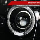 2004-2005 Subaru Impreza WRX/STI Outback Dual Halo Projector Headlights (Jet Black Housing/Clear Lens)