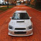 2004-2005 Subaru Impreza WRX STI Outback Projector Headlights w/ LED Light Bar (Glossy Black Housing/Smoke Lens)