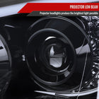 2004-2005 Subaru Impreza WRX STI Outback Projector Headlights w/ LED Light Bar (Glossy Black Housing/Smoke Lens)