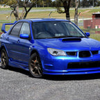 2006-2007 Subaru Impreza WRX STI LED Bar Sequential Turn Signal Projector Headlights (Chrome Housing/Clear Lens)