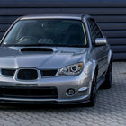 2006-2007 Subaru Impreza WRX/STI Projector Headlights w/ LED Light Strip (Chrome Housing/Clear Lens)