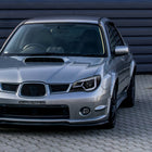 2006-2007 Subaru Impreza WRX STI LED Bar Sequential Turn Signal Projector Headlights (Glossy Black Housing/Clear Lens)