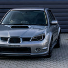 2006-2007 Subaru Impreza WRX STI LED Bar Sequential Turn Signal Projector Headlights (Glossy Black Housing/Smoke Lens)