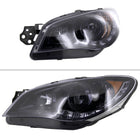2006-2007 Subaru Impreza WRX/STI Projector Headlights w/ LED Light Strip (Glossy Black Housing/Smoke Lens)