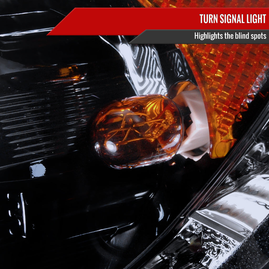 2006-2007 Subaru Impreza WRX/STI Projector Headlights w/ LED Light Strip (Glossy Black Housing/Smoke Lens)