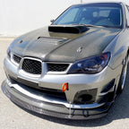 2006-2007 Subaru Impreza WRX/STI Projector Headlights w/ LED Light Strip (Glossy Black Housing/Smoke Lens)