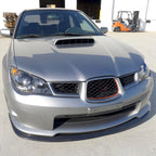 2006-2007 Subaru Impreza WRX/STI Projector Headlights w/ LED Light Strip (Matte Black Housing/Clear Lens)