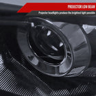 2008-2014 Subaru Impreza WRX/ 2008-2011 Outback Sport LED Bar Projector Headlights (Glossy Black Housing/Smoke Lens)