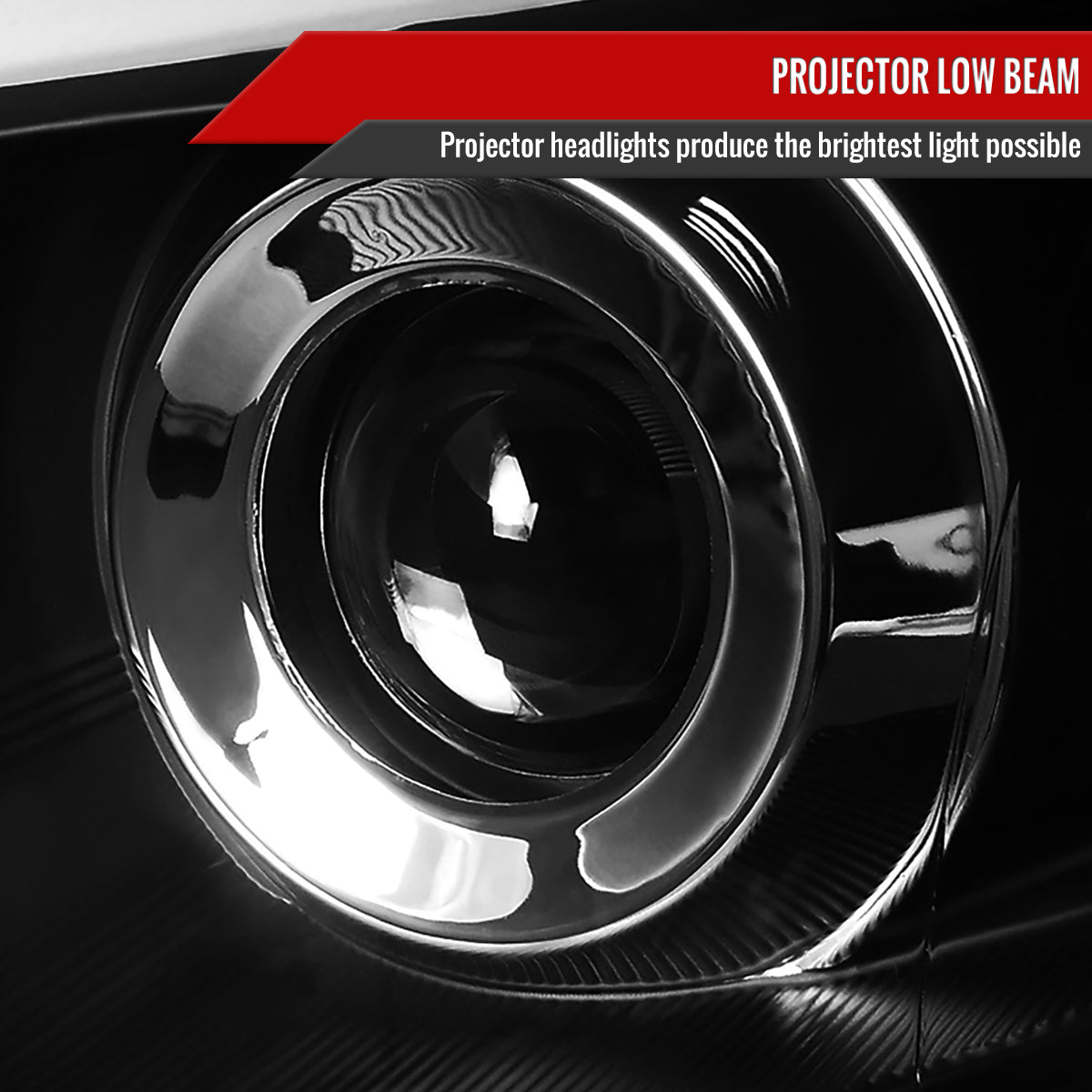 2008-2014 Subaru Impreza WRX/ 2008-2011 Outback Sport LED Bar Projector Headlights (Matte Black Housing/Clear Lens)