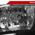 2008-2014 Subaru Impreza WRX/ 2008-2011 Outback Sport LED Bar Projector Headlights (Matte Black Housing/Clear Lens)