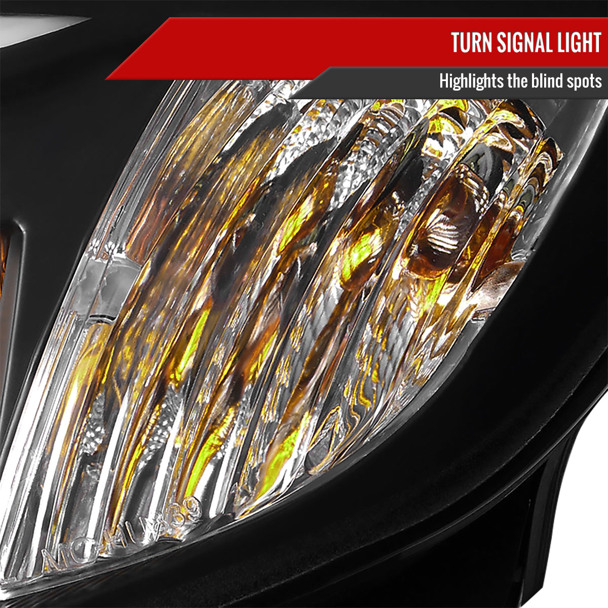 2008-2014 Subaru Impreza WRX/ 2008-2011 Outback Sport LED Bar Projector Headlights (Matte Black Housing/Clear Lens)