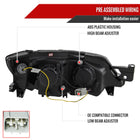 2008-2014 Subaru Impreza WRX/ 2008-2011 Outback Sport LED Bar Projector Headlights (Matte Black Housing/Clear Lens)