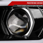 2015-2021 Subaru Impreza WRX STI LED Bar Sequential Turn Signal (Glossy Black Housing/Clear Lens)