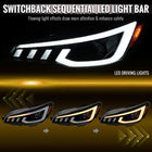 2015-2021 Subaru Impreza WRX STI Projector Headlights Sequential LED Switchback DRL (Black Housing / Clear Lens)