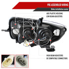 2008-2010 Scion xB Single Halo Projector Headlights (Chrome Housing/Clear Lens)