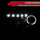 2008-2010 Scion xB Single Halo Projector Headlights (Glossy Black Housing/Smoke Lens)