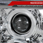 2005-2012 Nissan Xterra Dual Halo Projector Headlights (Chrome Housing/Clear Lens)