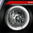 2005-2012 Nissan Xterra Dual Halo Projector Headlights (Matte Black Housing/Clear Lens)