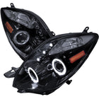2006-2008 Toyota Yaris Dual Halo Projector Headlights (Glossy Black Housing/Smoke Lens)