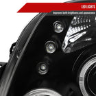 2006-2008 Toyota Yaris Dual Halo Projector Headlights (Matte Black Housing/Clear Lens)