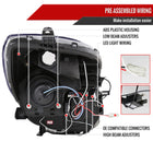 2006-2008 Toyota Yaris Dual Halo Projector Headlights (Matte Black Housing/Clear Lens)