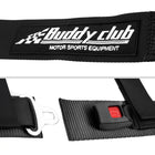 Buddy Club Black Racing Spec 4 Point Seat Harness