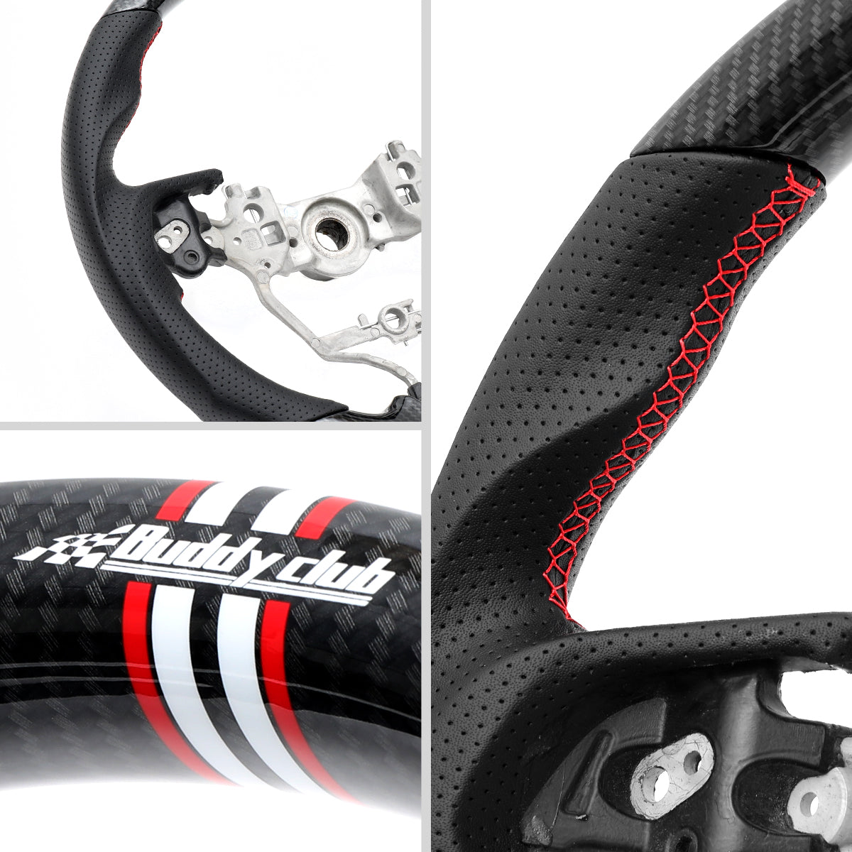 2019-2022 Toyota Corolla / RAV4 Buddy Club Racing Steering Whell Carbon Look
