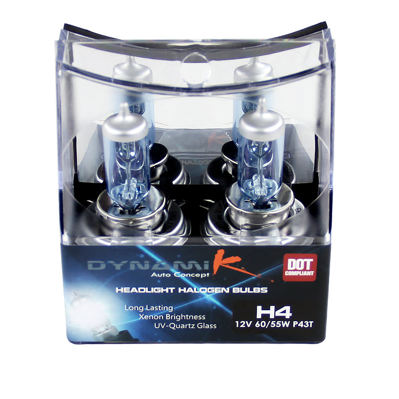 H4/9003 Halogen Light Bulbs - 3700K