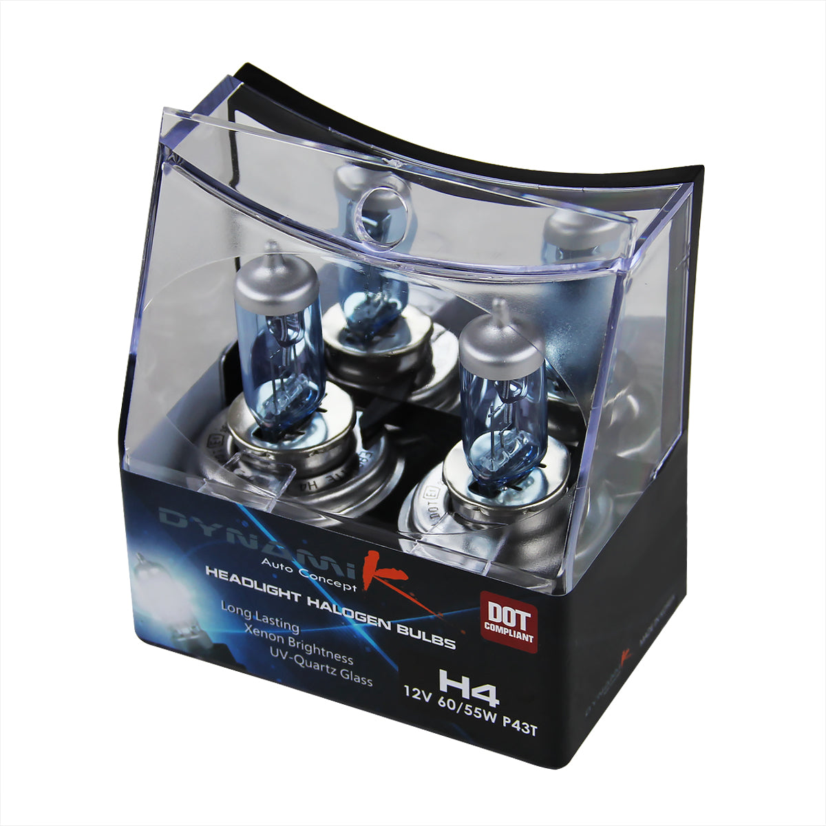 H4/9003 Halogen Light Bulbs - 3700K