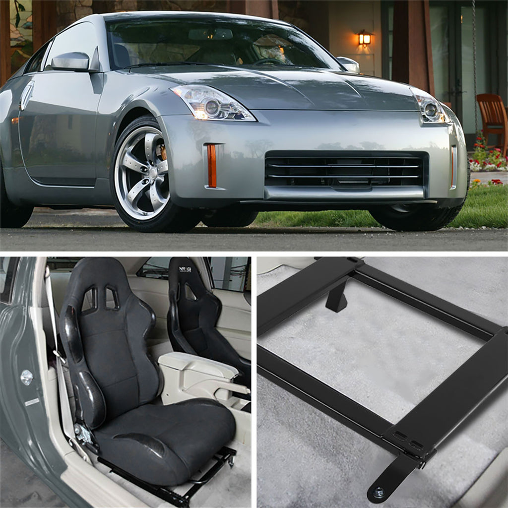 2003-2009 Nissan 350Z Tensile Steel Racing Seat Mounting Brackets - 2PCS
