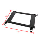 1990-1993 Acura Integra Tensile Steel Racing Seats Mounting Brackets - 2PCS