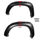 2005-2011 Toyota Tacoma Fleetside 6" Long Bed Smooth Rivet Style Fender Flares