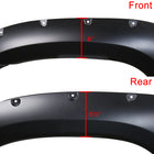 2012-2015 Toyota Tacoma Fleetside 6" Long Bed Smooth Rivet Style Fender Flares