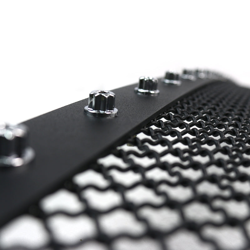 2012-2015 Toyota Tacoma Rivet Style Black Stainless Steel Mesh Grille Insert