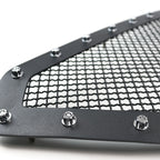 2012-2015 Toyota Tacoma Rivet Style Black Stainless Steel Mesh Grille Insert
