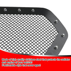 2016-2018 Toyota Tacoma Rivet Style Black Stainless Steel Mesh Grille Insert