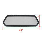 2016-2018 Toyota Tacoma Rivet Style Black Stainless Steel Mesh Grille Insert