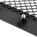 2016-2018 Toyota Tacoma Rivet Style Black Stainless Steel Mesh Grille Insert