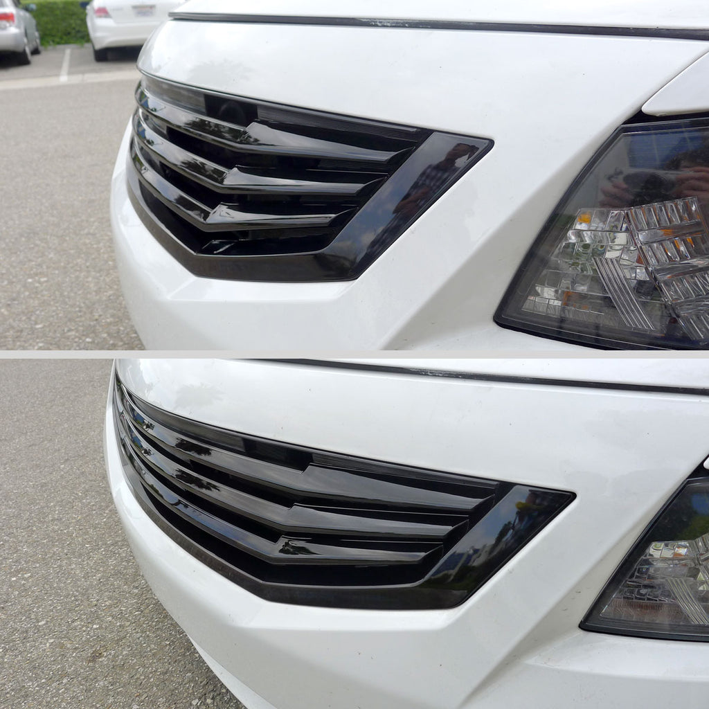 2008-2010 Honda Accord Coupe Black ABS Mu Style Grille