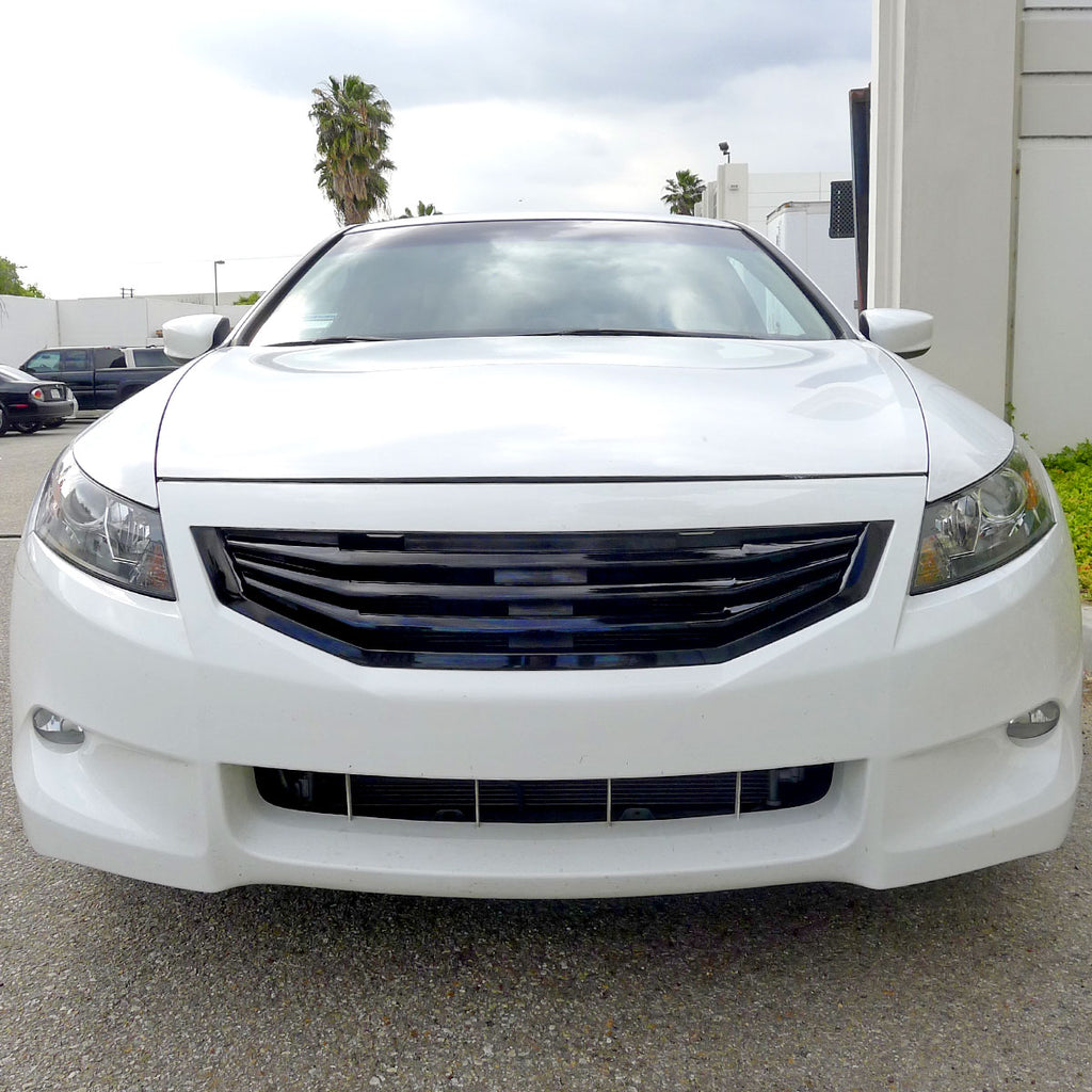 2008-2010 Honda Accord Coupe Black ABS Mu Style Grille