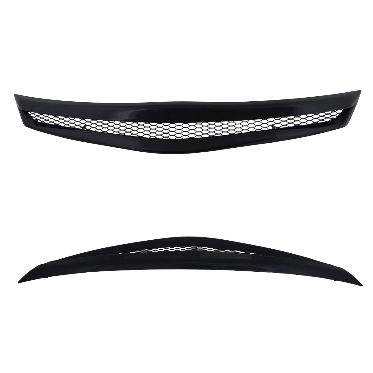 2006-2008 Honda Civic Coupe Si TR Style Black ABS Mesh Grille