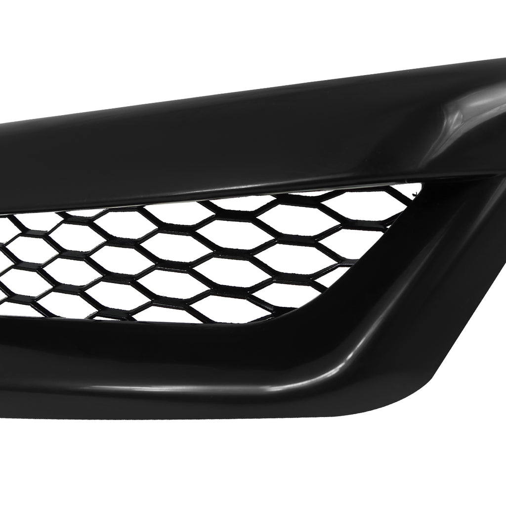 2006-2008 Honda Civic Coupe Si TR Style Black ABS Mesh Grille