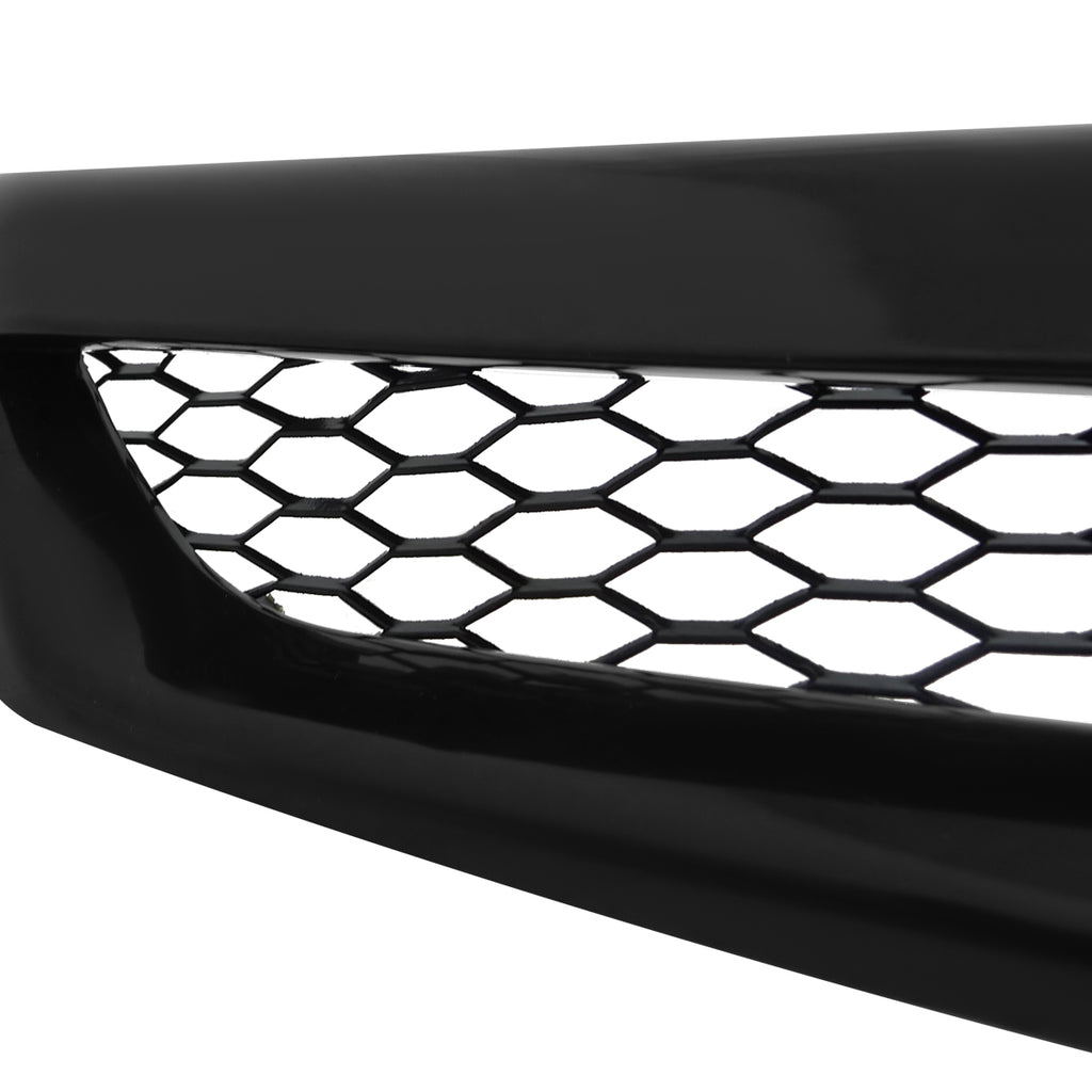 2006-2008 Honda Civic Coupe Si TR Style Black ABS Mesh Grille