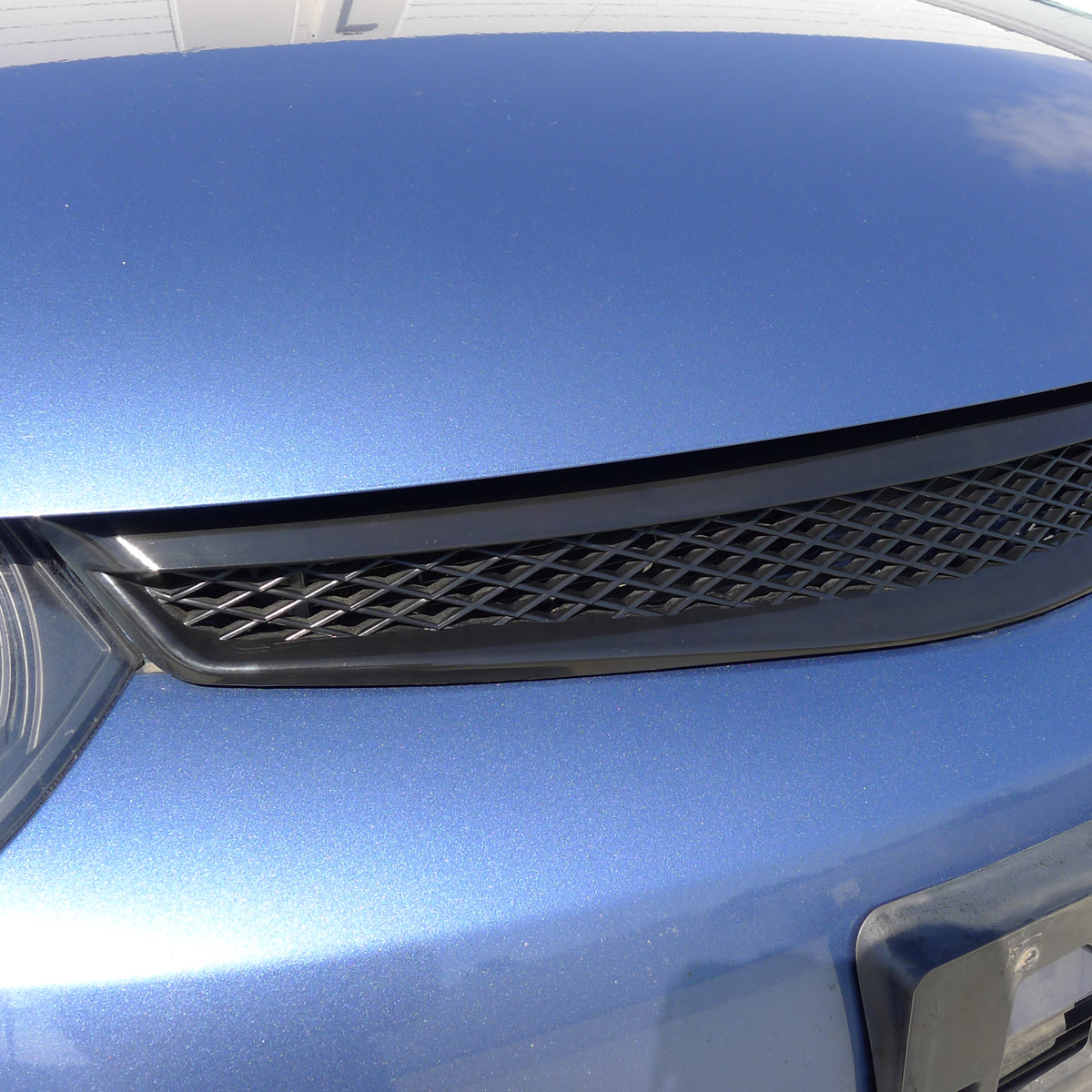 2006-2008 Honda Civic Coupe Si TR Style Black ABS Mesh Grille