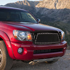 2005-2011 Toyota Tacoma Glossy Black ABS Rivet Style Grille w/ Stainless Steel Mesh