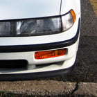 1990-1991 Acura Integra Bumper Lights (Chrome Housing/Amber Lens)