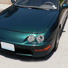 1998-2001 Acura Integra Bumper Lights (Chrome Housing/Amber Lens)