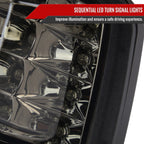 2015-2021 Subaru WRX / 2015-2017 WRX STI Sequential Front Bumper LED Turn Signal Lights (Chrome Housing/Smoke Lens)