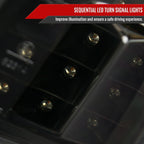 2015-2021 Subaru WRX / 2015-2017 WRX STI Sequential Front Bumper LED Turn Signal Lights (Matte Black Housing/Smoke Lens)